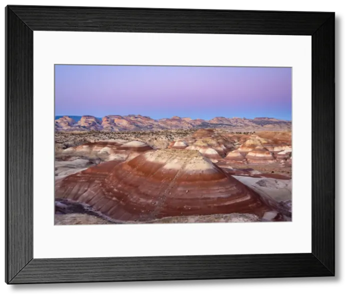 Framed Print : Beehives formations against purple sky at dawn, Utah, Western United States, USA Framed Print : Beehives formations against purple sky at dawn, Utah, Western United States, USA