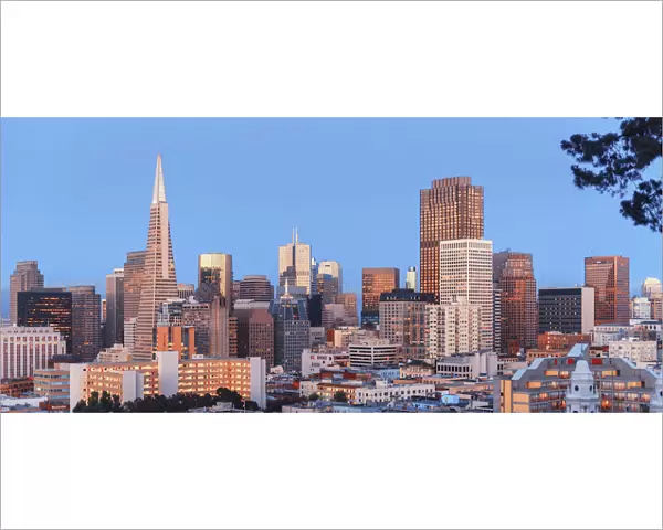 Financial district skyline, San Francisco, California, USA