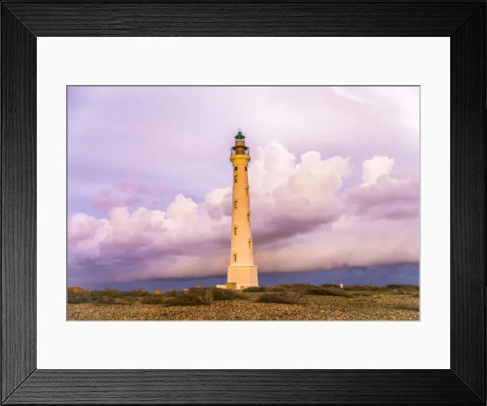 Framed Print : Caribbean, Aruba, The California lighthouse before sunrise Framed Print : Caribbean, Aruba, The California lighthouse before sunrise
