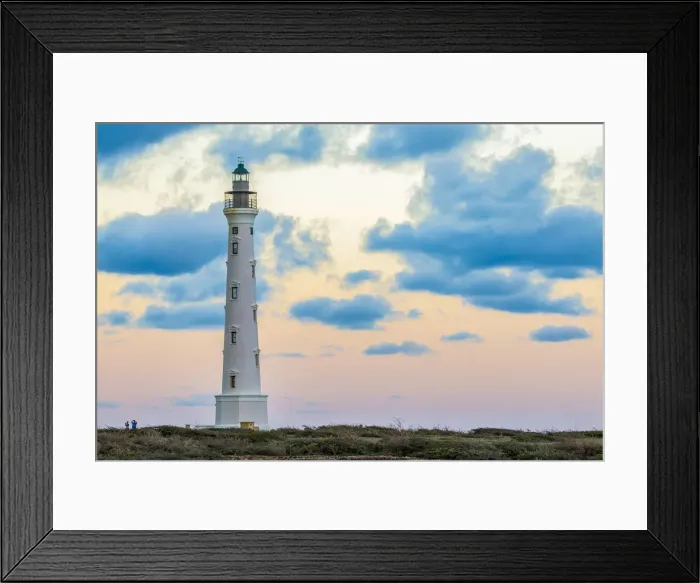 Framed Print : Caribbean, Aruba, Noord District, The California Lighthouse