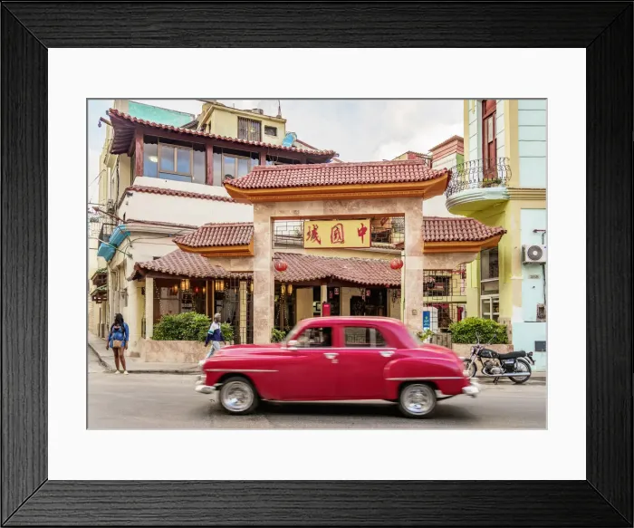 Framed Print : Chinatown in Havana, La Habana Province, Cuba Framed Print : Chinatown in Havana, La Habana Province, Cuba