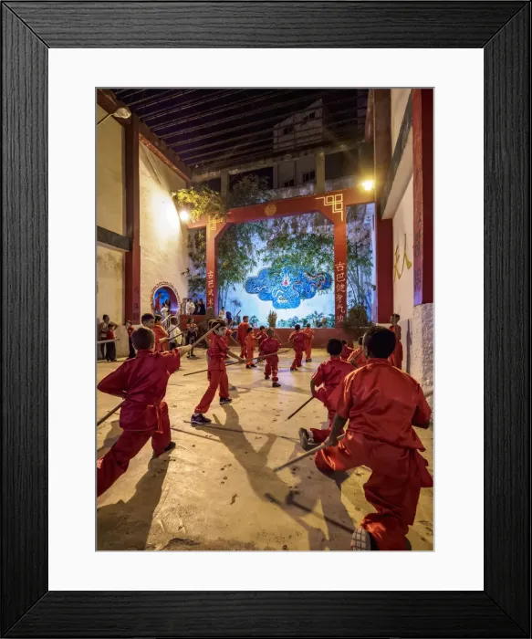Framed Print : Wushu Cuban School, interior, Chinatown, Havana, La Habana Province, Cuba Framed Print : Wushu Cuban School, interior, Chinatown, Havana, La Habana Province, Cuba