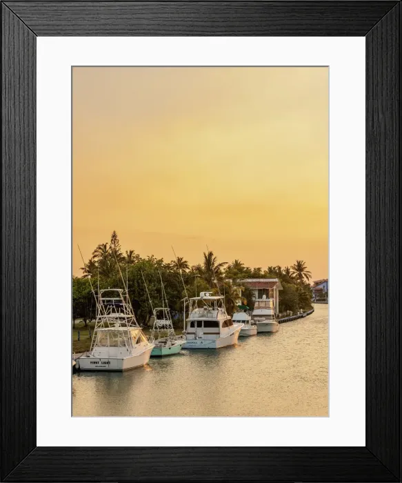 Framed Print : Marina Hemingway at sunset, Playa District, Havana, La Habana Province, Cuba Framed Print : Marina Hemingway at sunset, Playa District, Havana, La Habana Province, Cuba