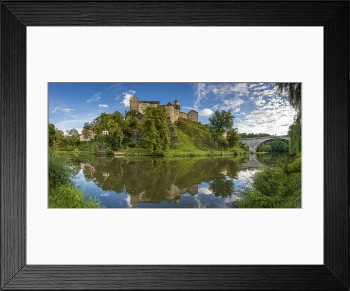 Framed Print : Loket Castle and bridge over Ohre river, Loket, Sokolov District, Karlovy Vary Region Framed Print : Loket Castle and bridge over Ohre river, Loket, Sokolov District, Karlovy Vary Region