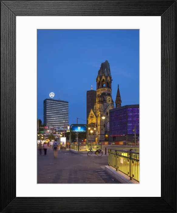 Framed Print : Kaiser Wilhelm Memorial Church, Berlin, Germany Framed Print : Kaiser Wilhelm Memorial Church, Berlin, Germany