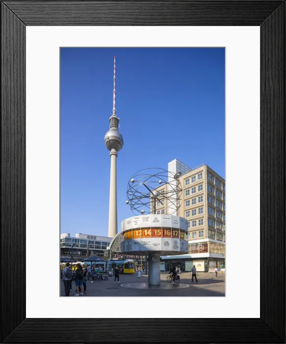 Framed Print : Berliner Fernsehturm, Alexanderplatz, Berlin, Germany Framed Print : Berliner Fernsehturm, Alexanderplatz, Berlin, Germany