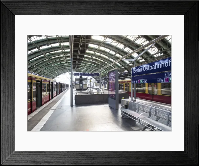 Framed Print : Berlin Ostbahnhof, Berlin, Germany Framed Print : Berlin Ostbahnhof, Berlin, Germany