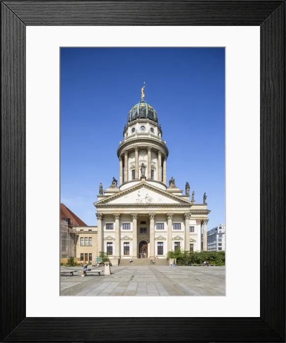 Framed Print : French Cathedral, Gendarmenmarkt, Berlin, Germany
