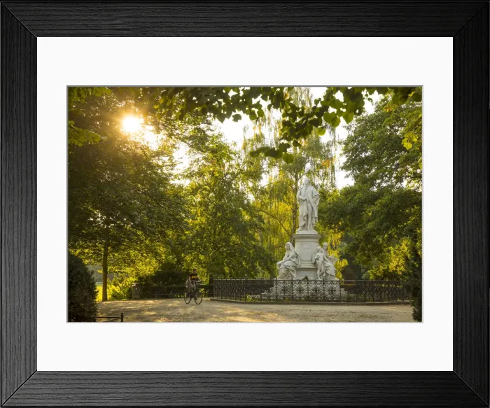 Framed Print : Goethe statue, Tiergarten, Berlin, Germany Framed Print : Goethe statue, Tiergarten, Berlin, Germany