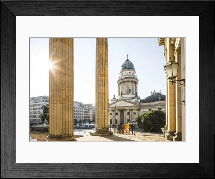 Framed Print : Neue Kirche, Gendarmenmarkt, Berlin, Germany Framed Print : Neue Kirche, Gendarmenmarkt, Berlin, Germany