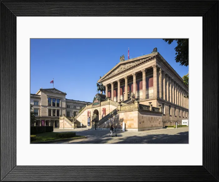 Framed Print : Alte Nationalgalerie, Museum Island, Berlin, Germany