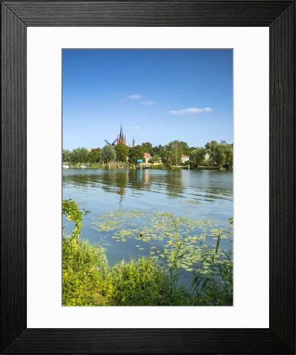 Framed Print : Werder on the Havel river, Brandenburg, Germany Framed Print : Werder on the Havel river, Brandenburg, Germany