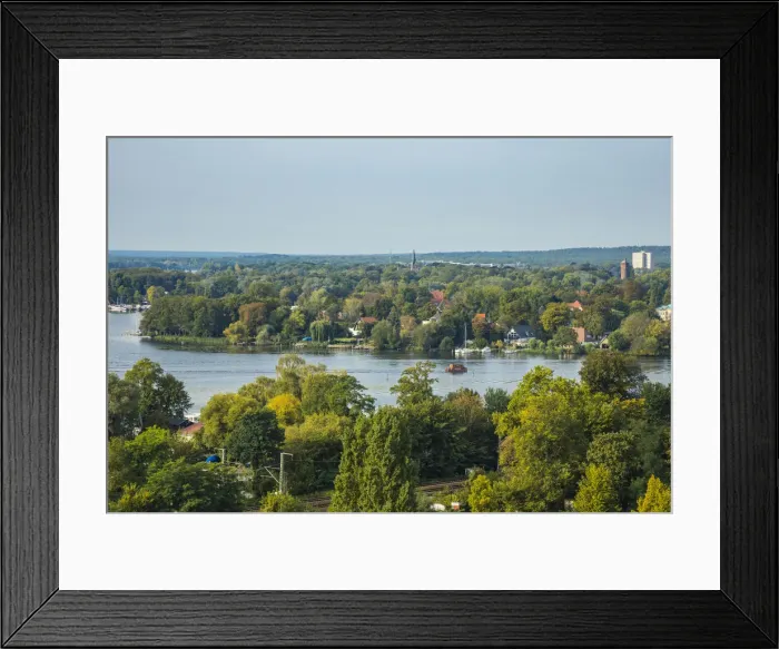 Framed Print : Temlinersee, Havel River, Potsdam, Brandenburg, Germany Framed Print : Temlinersee, Havel River, Potsdam, Brandenburg, Germany