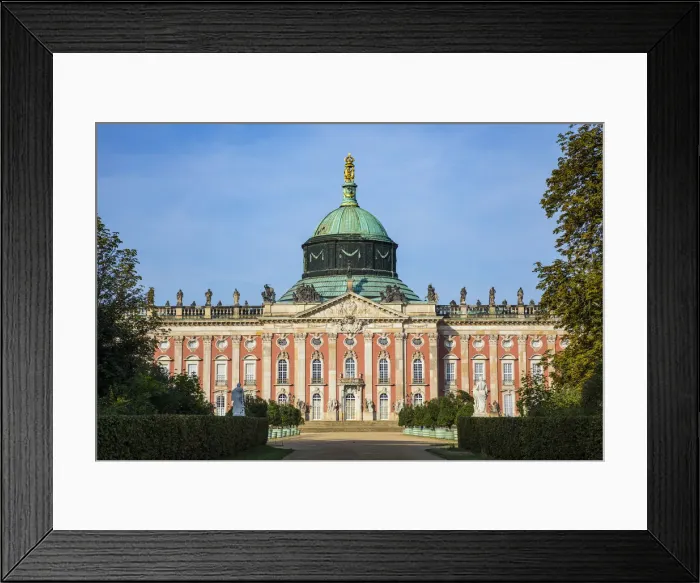 Framed Print : New Palace at the Sanssouci Park, Potsdam, Brandenburg, Germany Framed Print : New Palace at the Sanssouci Park, Potsdam, Brandenburg, Germany