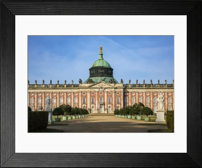 Framed Print : New Palace at the Sanssouci Park, Potsdam, Brandenburg, Germany Framed Print : New Palace at the Sanssouci Park, Potsdam, Brandenburg, Germany