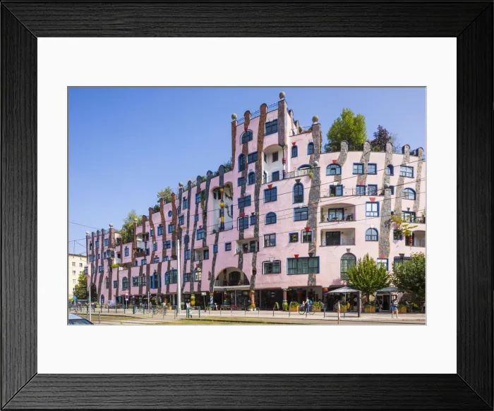 Framed Print : Grune Zitadelle (by Hundertwasser), Saxony-Anhalt, Germany Framed Print : Grune Zitadelle (by Hundertwasser), Saxony-Anhalt, Germany