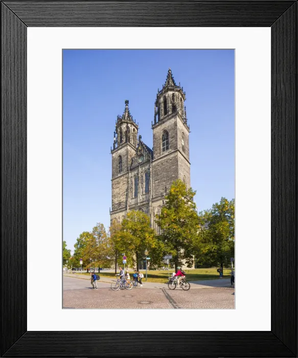 Framed Print : Cathedral, Magdeburg, Saxony-Anhalt, Germany Framed Print : Cathedral, Magdeburg, Saxony-Anhalt, Germany