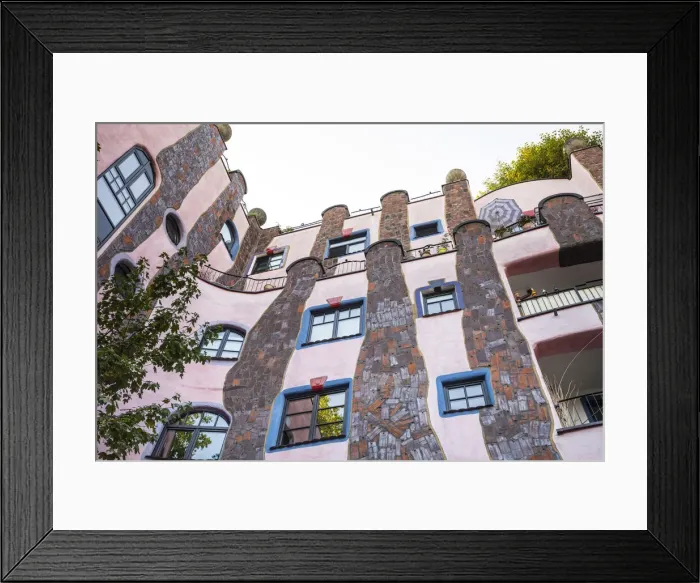 Framed Print : Grune Zitadelle (by Hundertwasser), Magdeburg, Saxony-Anhalt, Germany Framed Print : Grune Zitadelle (by Hundertwasser), Magdeburg, Saxony-Anhalt, Germany