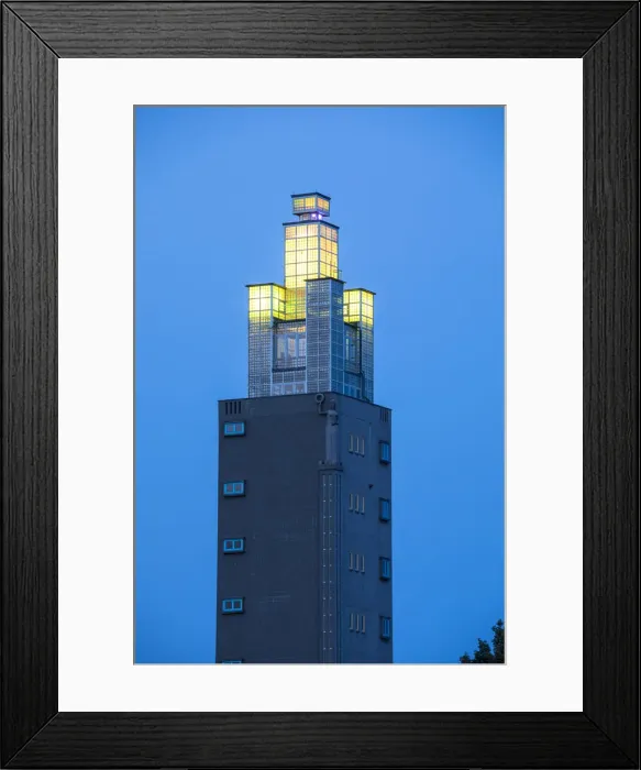 Framed Print : Albinmuller-Turm, Magdeburg, Saxony-Anhalt, Germany