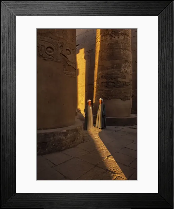 Framed Print : Temple Complex of Karnak in Thebes, Archaeological Sites, Luxor, Egypt Framed Print : Temple Complex of Karnak in Thebes, Archaeological Sites, Luxor, Egypt