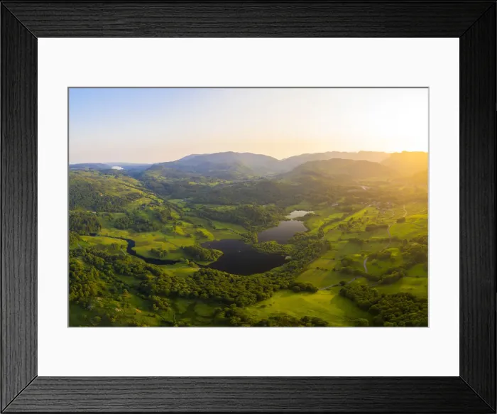 Framed Print : Elter Water, Cumbria, The Lake District, England, UK