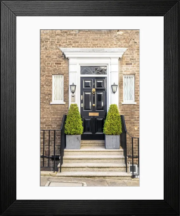 Framed Print : Doors, Belgravia, London, England, UK Framed Print : Doors, Belgravia, London, England, UK