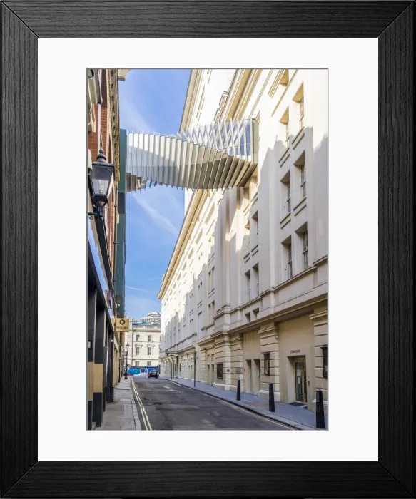 Framed Print : Bridge of Aspiration, Royal Ballet School and Royal Opera House, Covent garden, London
