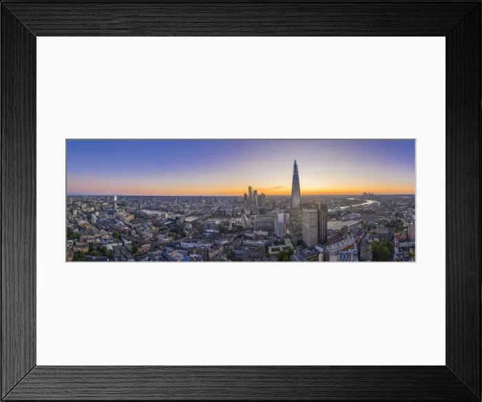 Framed Print : Sunsrise over the Shard and city of London, London, England, UK Framed Print : Sunsrise over the Shard and city of London, London, England, UK