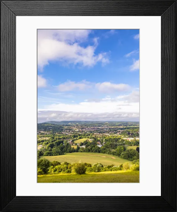 Framed Print : The summit of Box Hill, Tadworth, Surrey, England, UK