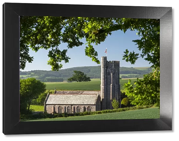 Shobrooke Church near Crediton, Devon, England. Spring (May) 2020