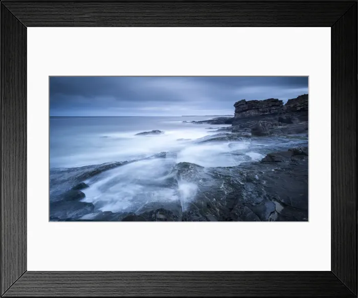 Framed Print : Rumbling Kern on the Northumberland coast near Howick, England Framed Print : Rumbling Kern on the Northumberland coast near Howick, England