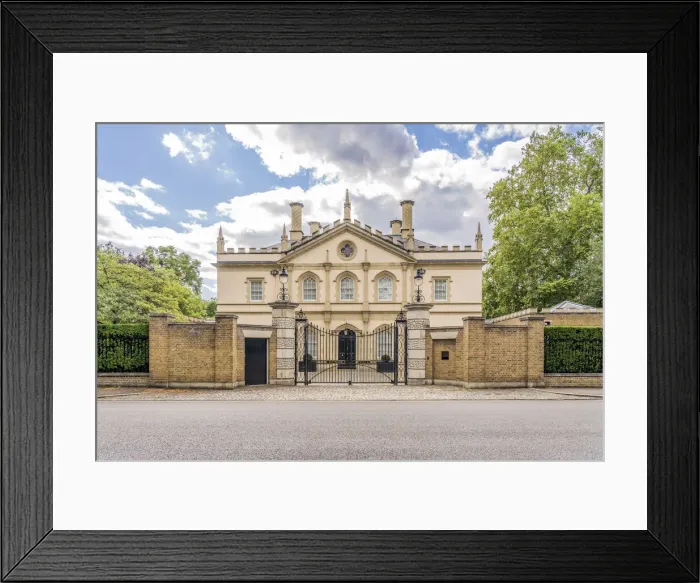 Framed Print : The Gothick Villa, Regents park, London, England, UK Framed Print : The Gothick Villa, Regents park, London, England, UK