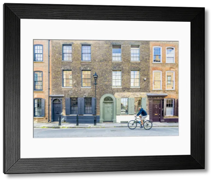 Framed Print : 18th Century Georgian town houses, Shoreditch, London, England, Uk Framed Print : 18th Century Georgian town houses, Shoreditch, London, England, Uk