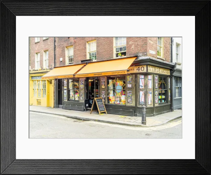 Framed Print : Shop facade in Spitalfields, London, England, Uk Framed Print : Shop facade in Spitalfields, London, England, Uk