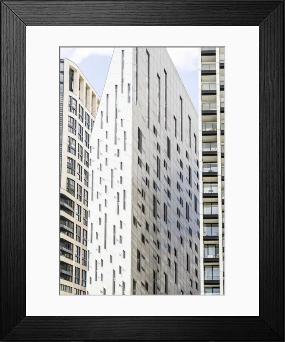 Framed Print : Architecture in Old Street, London, England, Uk Framed Print : Architecture in Old Street, London, England, Uk