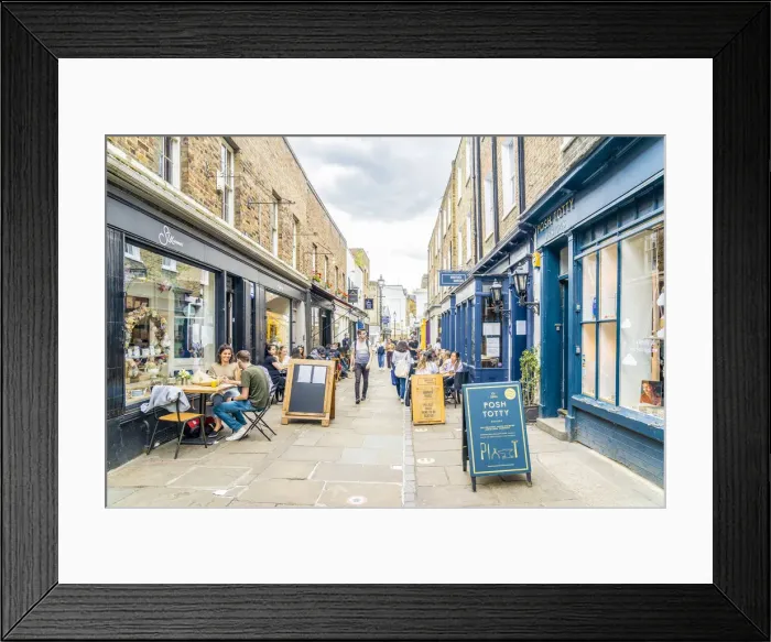 Framed Print : Camden Passage in Angel, London, England, Uk