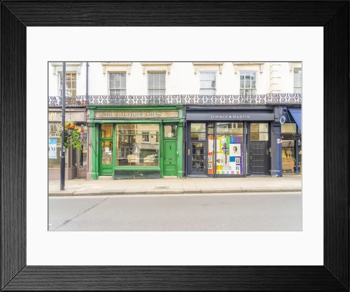 Framed Print : Kensington Church Street, Kensington, London, England, UK Framed Print : Kensington Church Street, Kensington, London, England, UK