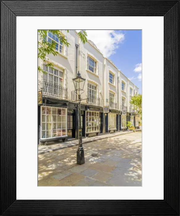 Framed Print : Woborn Walk, georgian architecture, Bloomsbury, London, England, UK Framed Print : Woborn Walk, georgian architecture, Bloomsbury, London, England, UK