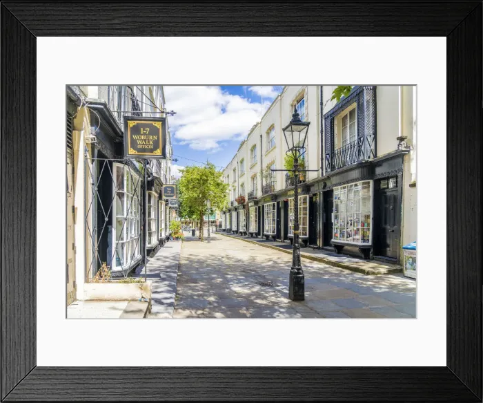 Framed Print : Woborn Walk, georgian architecture, Bloomsbury, London, England, UK Framed Print : Woborn Walk, georgian architecture, Bloomsbury, London, England, UK