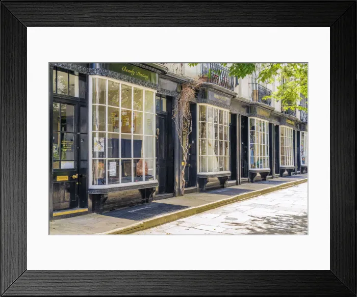 Framed Print : Woborn Walk, georgian architecture, Bloomsbury, London, England, UK Framed Print : Woborn Walk, georgian architecture, Bloomsbury, London, England, UK