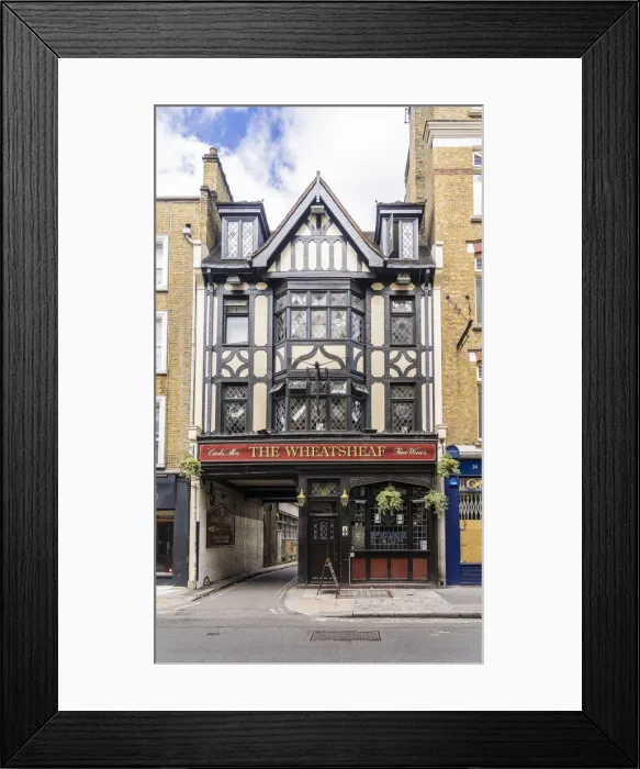 Framed Print : The Wheatsheaf pub, Fitzrovia, London, England, UK Framed Print : The Wheatsheaf pub, Fitzrovia, London, England, UK