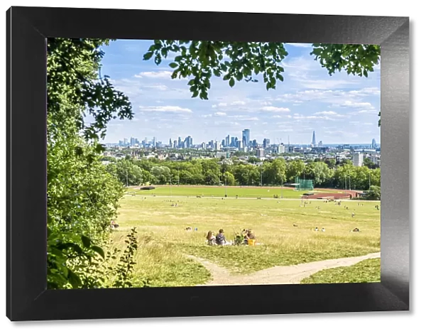 Primrose Hill park, London, England, Uk