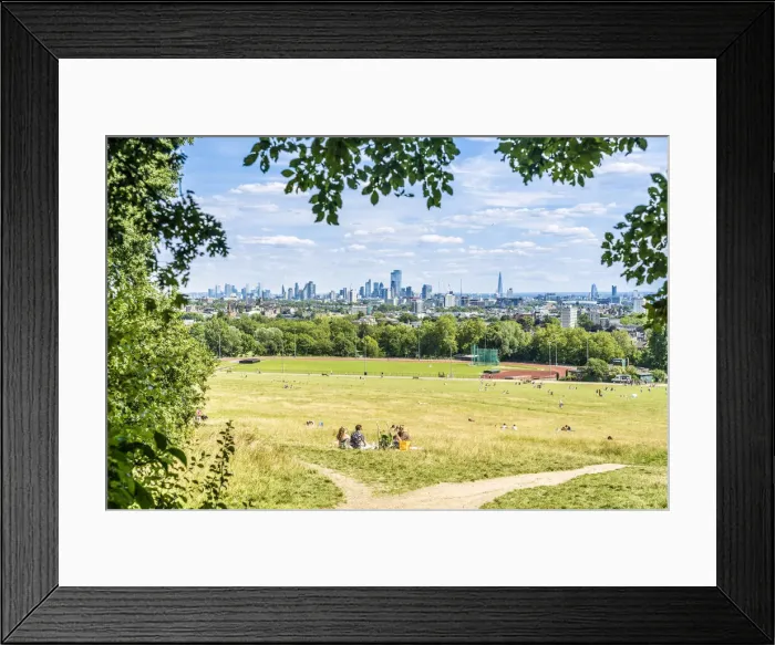 Framed Print : Primrose Hill park, London, England, Uk Framed Print : Primrose Hill park, London, England, Uk