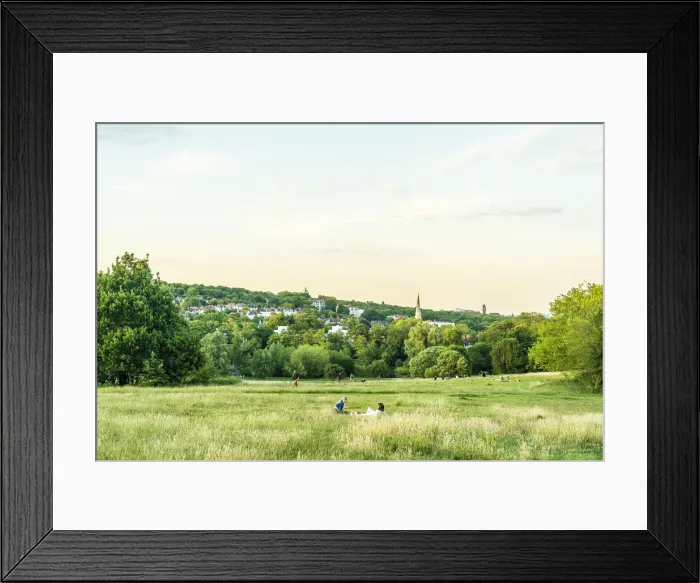 Framed Print : Primrose Hill park, London, England, Uk