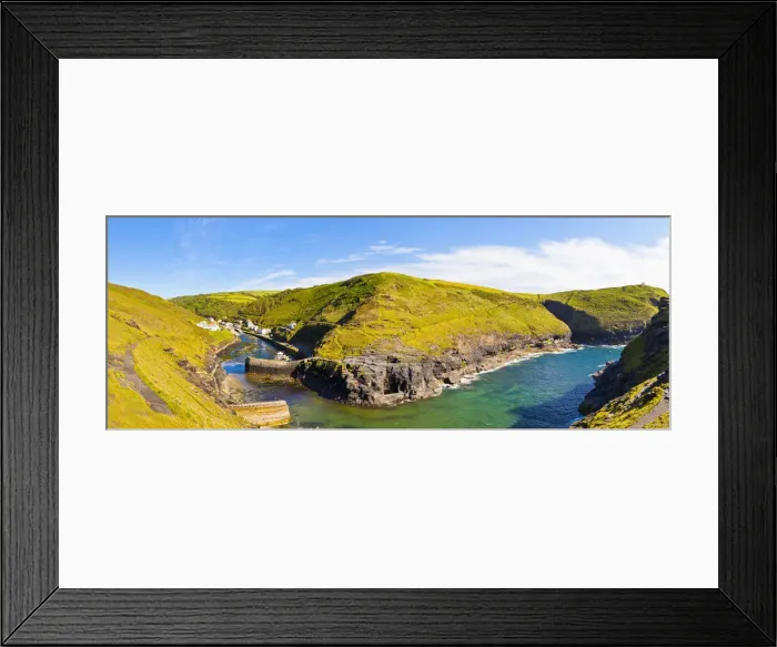Framed Print : Boscastle Harbour, North Cornwall, Cornwall, England, UK Framed Print : Boscastle Harbour, North Cornwall, Cornwall, England, UK