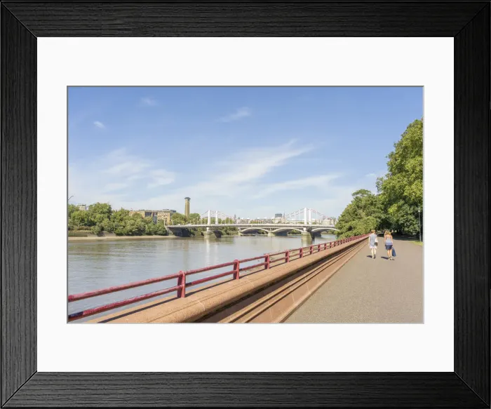 Framed Print : Chelsea Bridge, London, England, UK Framed Print : Chelsea Bridge, London, England, UK