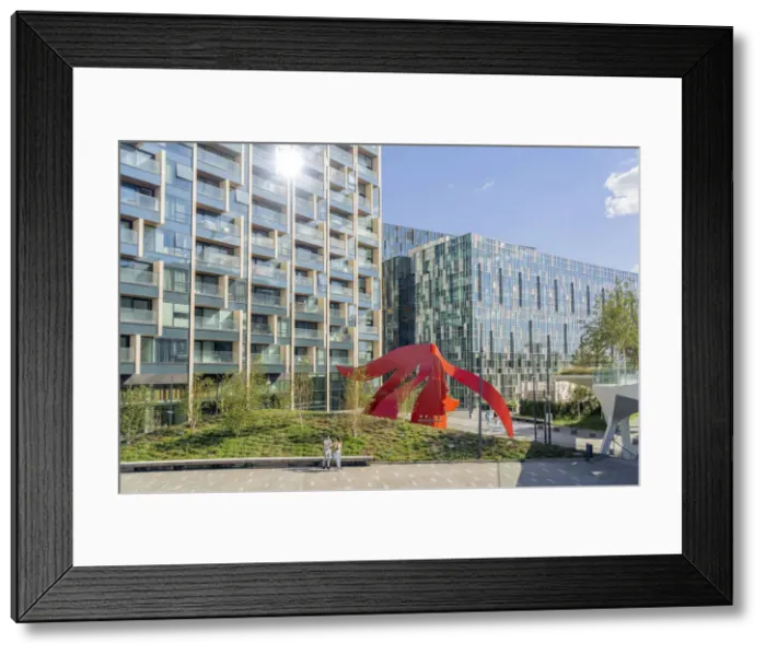 Framed Print : Architecture, Greenwich Peninsula, London, England, UK Framed Print : Architecture, Greenwich Peninsula, London, England, UK
