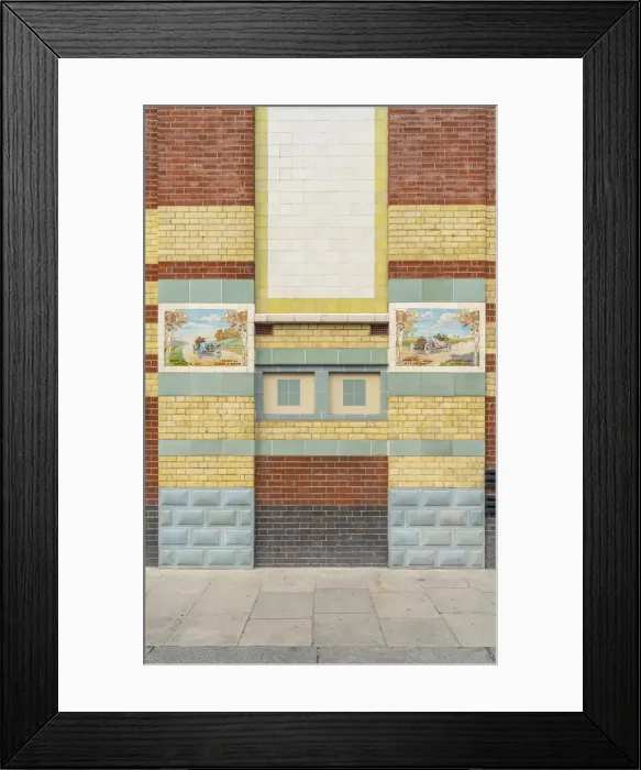 Framed Print : Tiled facade of Michelin House, South Kensington, London, England, UK Framed Print : Tiled facade of Michelin House, South Kensington, London, England, UK