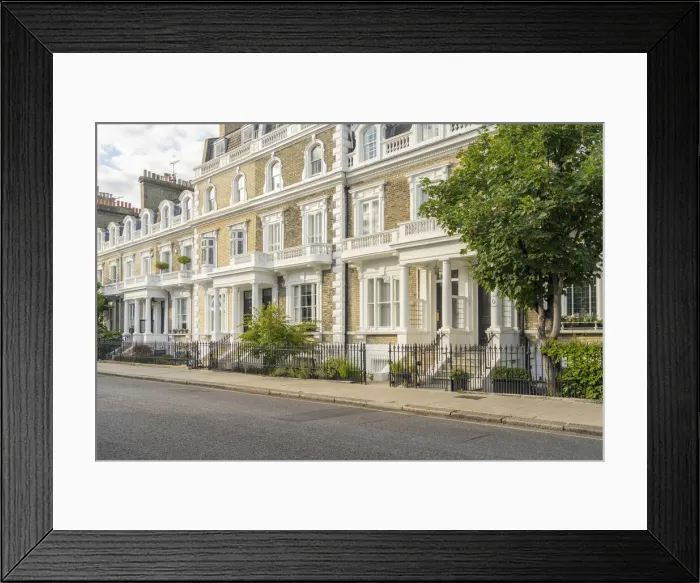 Framed Print : Neville Terrace, South Kensington, London, England, UK
