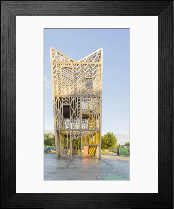 Framed Print : Sculpture by Studio Weave, Greenwich Peninsula, London, England, UK Framed Print : Sculpture by Studio Weave, Greenwich Peninsula, London, England, UK